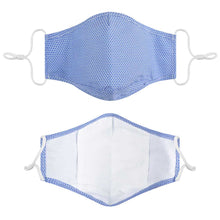 Load image into Gallery viewer, Fabric Face Mask Washable with Carbon Filter PM2.5 - Reusable Cloth Face Masks - Dew Drops
