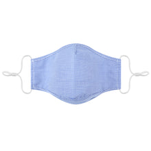 Load image into Gallery viewer, Fabric Face Mask Washable with Carbon Filter PM2.5 - Reusable Cloth Face Masks - Tiny Checks Navy
